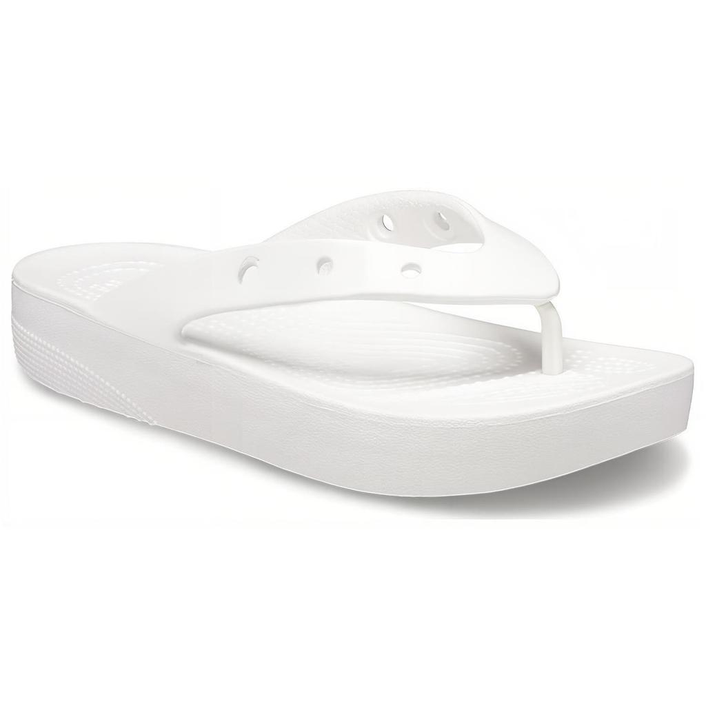 Crocs Classic Platform Flip Flop 'White' Women's 207714-100