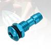 uxcell 2-Pack 20mm M6 RC Boat Water Nipple Drain Nozzle Aluminum Alloy Cooling Tube Extension Kit for RC Boat Motor Cooling System, Blue