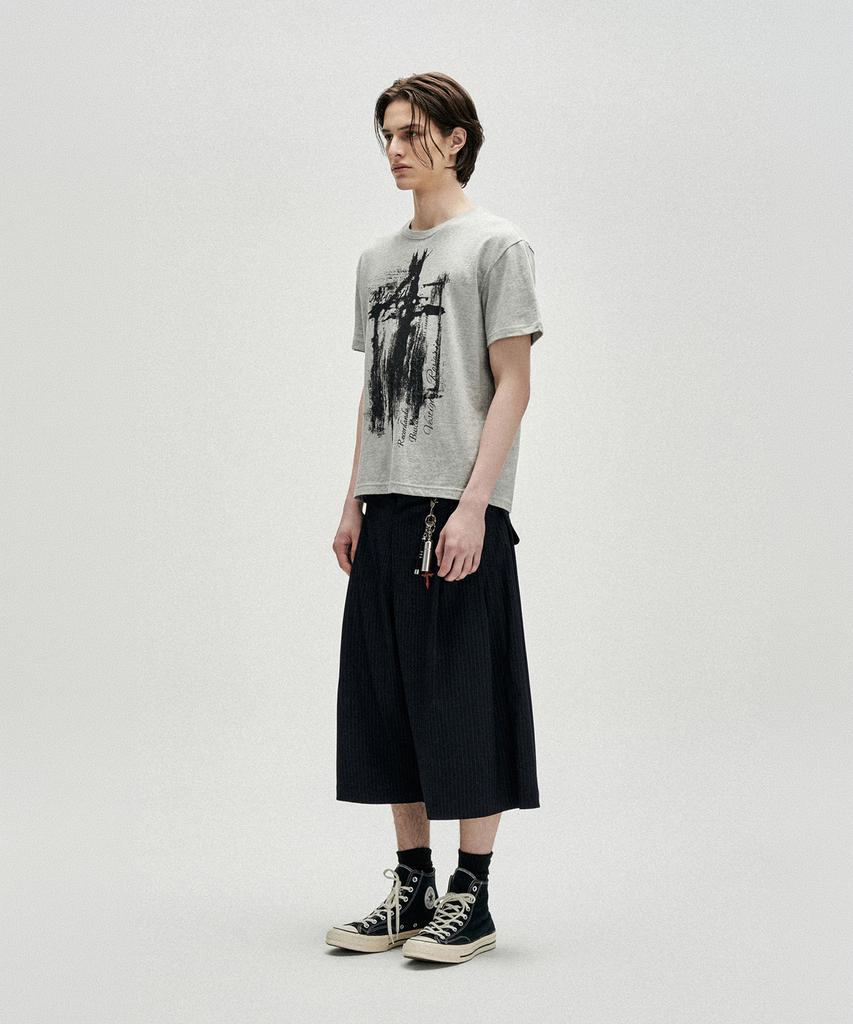 NOT4NERD Two Tuck Stripe Bermuda Shorts - Navy