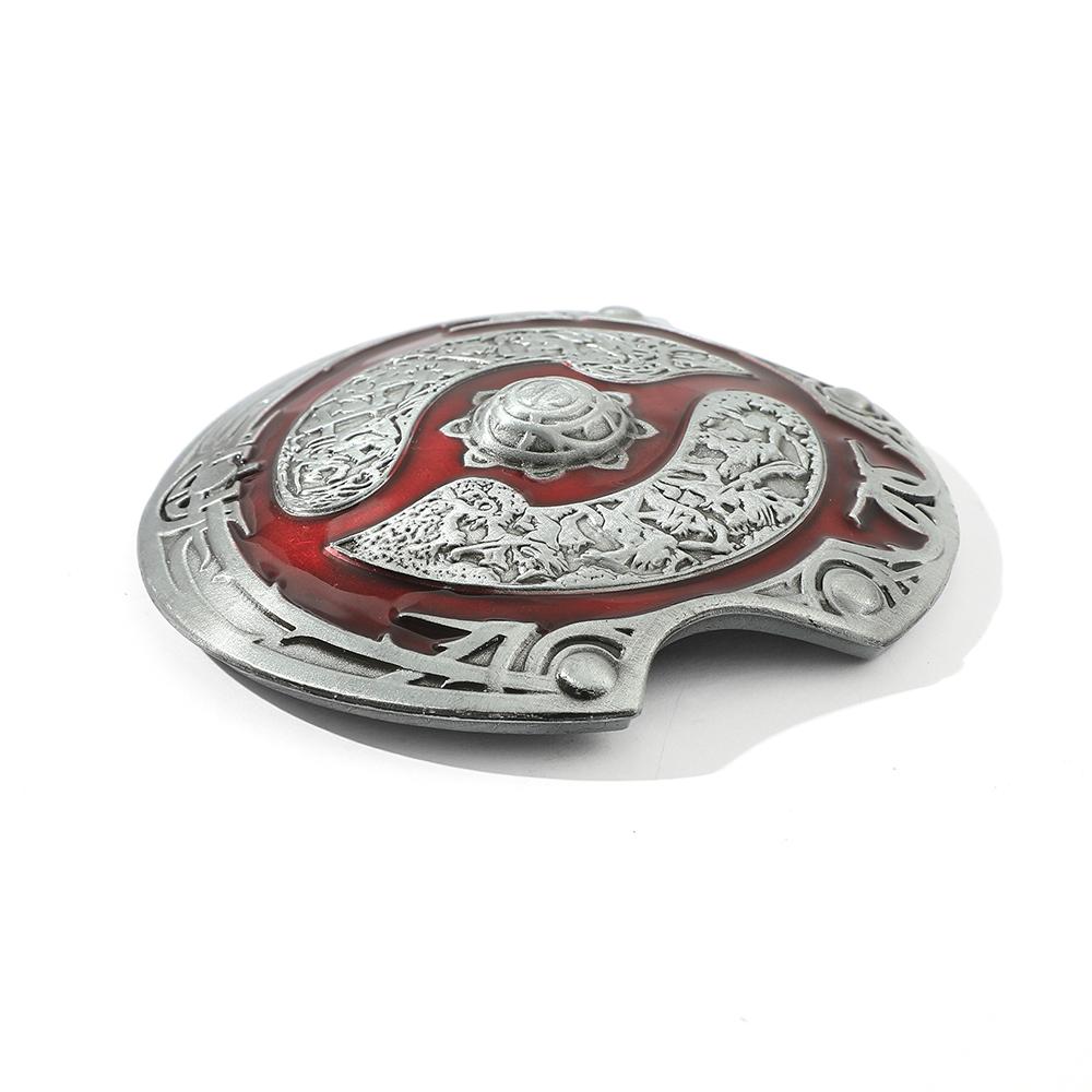 Game DOTA 2 Immortal Champion Shield Aegis of Champions Vintage Color Metal Collectible Jewelry Gift