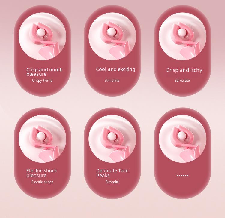 Wireless Nipple Clamp Massager - Female SM Breast Stimulator 135/box