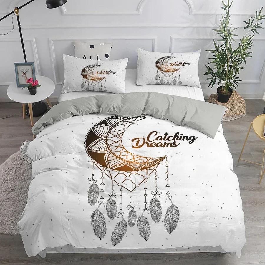 Povlečení lapač snů Elegantní český povlak na přikrývku Queen 240x220 Etnický povlak na přikrývku Single Double King