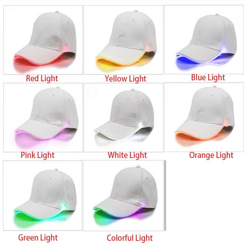 Vibrant Lighted Baseball Cap With Two Glow Modes Perfect For Night Sports And Celebrations