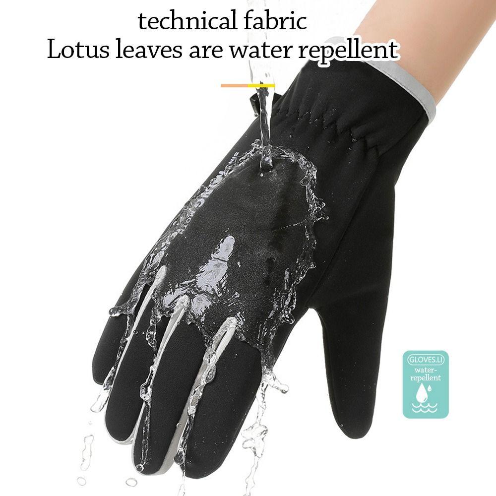 Nonslip Cycling Gloves Warm Ski Gloves Fashion Winter Gloves  Skiing