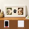 Tabletop Display DIY Pawprint Keepsake Frame Pet Paw Print Kit  Memorial Gift