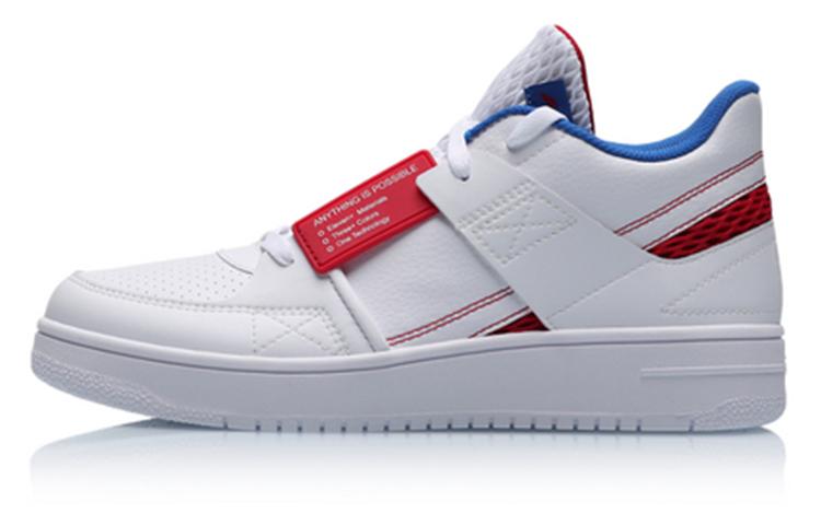 Li Ning Rhythm Change Скользкие Легкие Нескользящие Легкие Низкие Кеды для Скейтборда Мужские Белые AGBP061-1 46
