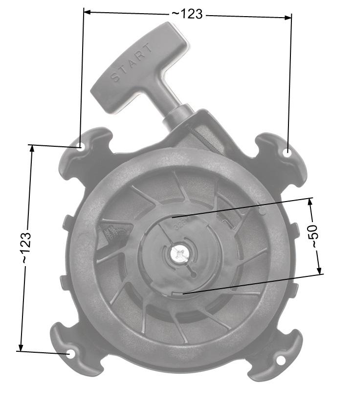 

Starter motor B&S 8Km Industrial Plus Zam. 693900 390391 Nz540