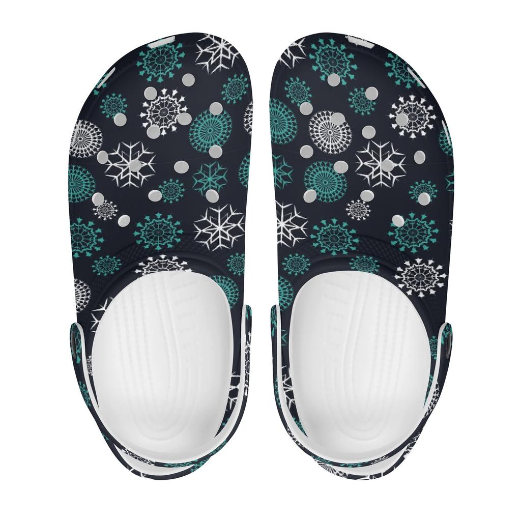 Unisex EVA Water Clogs Fashion Printed Soft Comfort Soft Slip On Water Friendly Shower Pool Beach Bathroom Daily Shoes Beach Wear
