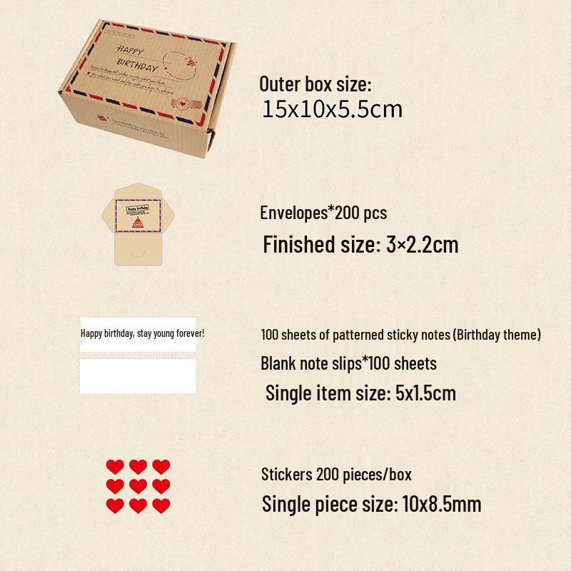 Qixi Festival Gift: Mini Love Letter Set for Men & Women - Meaningful Confession & Blessing Envelopes.