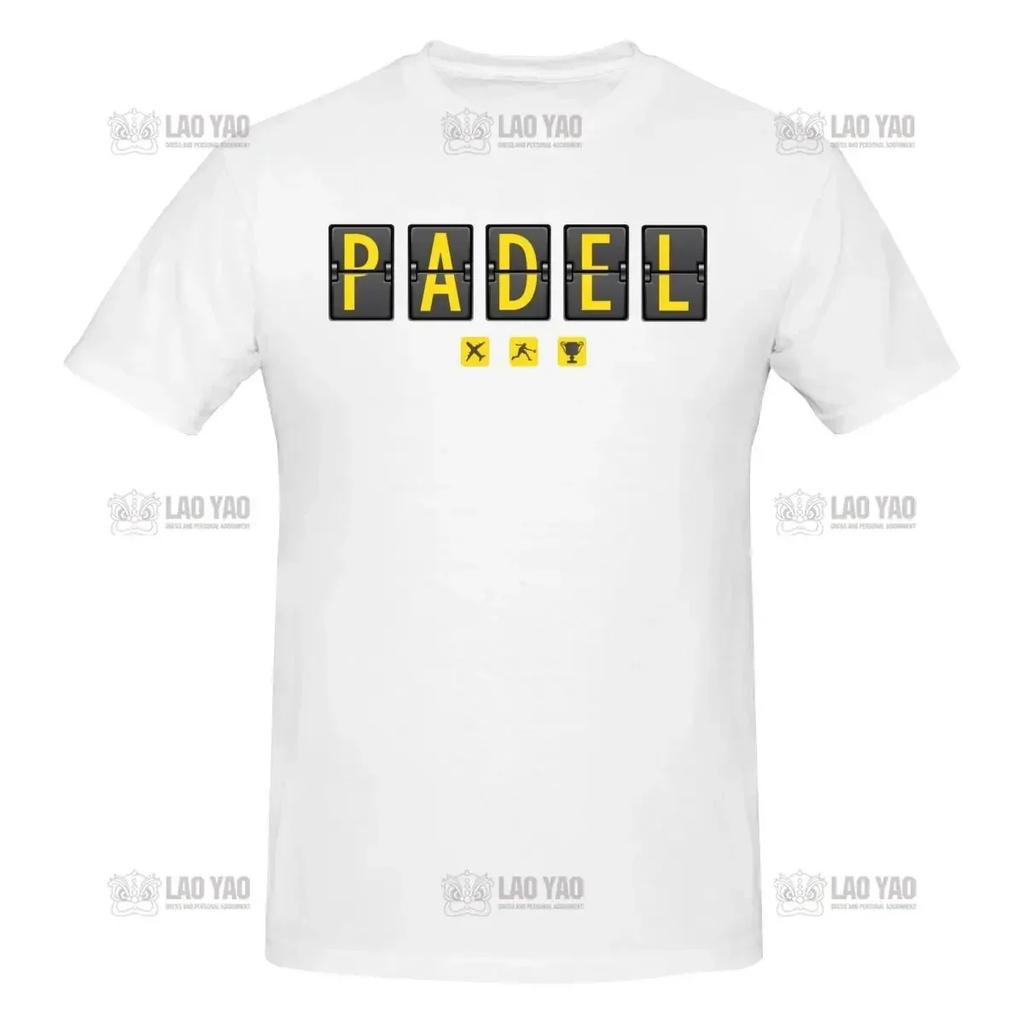 Padel Padel Divertido T-shirt Funny Casual Soft Premium Men's Clothing Tee Shirt Graphic Tops Harajuku