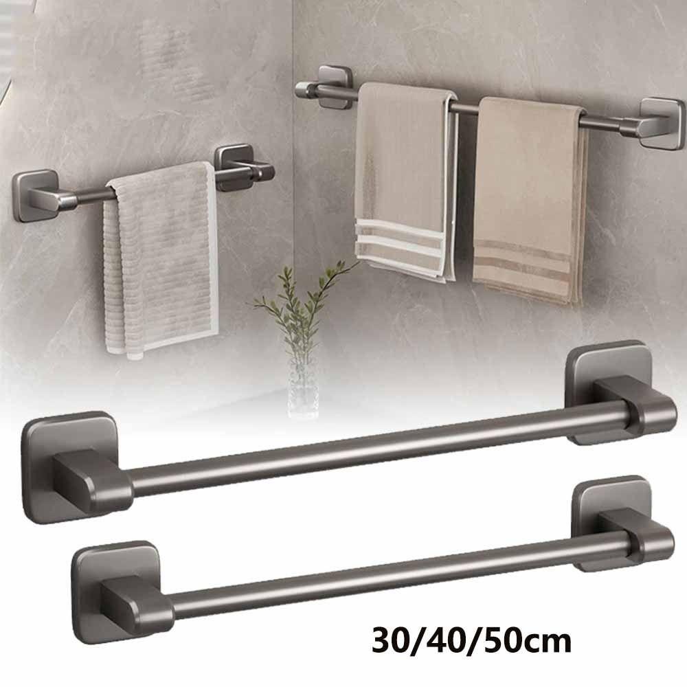 No Drilling Towel Rack Punch-free Towel Hanger Portable Towel Holder  Bathroom Organizer
