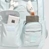 Einfarbiger Rucksack Große Kapazität Leichtgewicht Junior Senior High School Schüler Schultasche