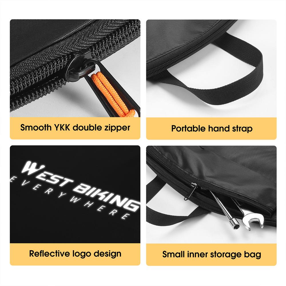 Bike Wheel Bag MTB Road Bike Wheel Storage Bag Portable Storage Bag for 26-29in Bicycle Wheel Large