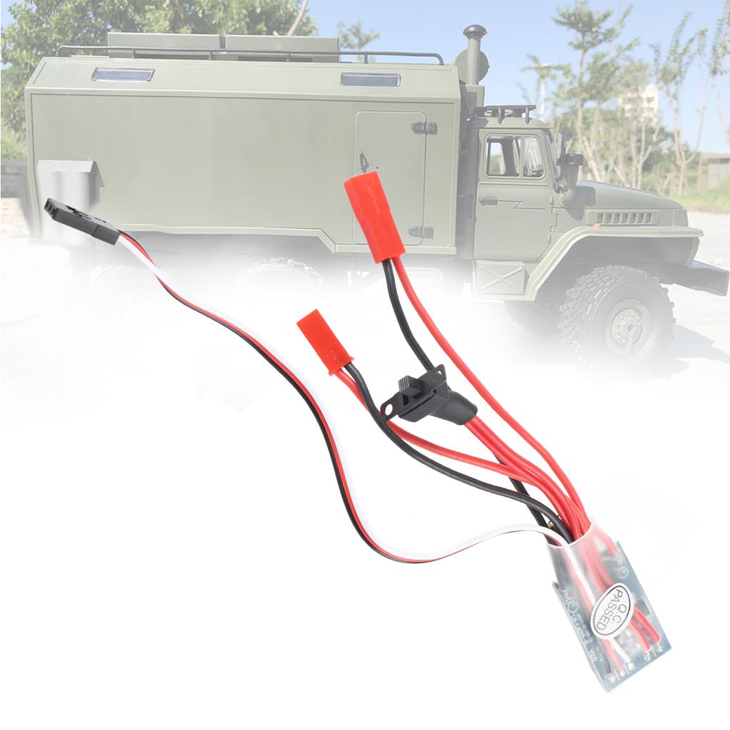 Bidirectional Brushed ESC Electronic Speed Controller for WPL 1608T RC Truck