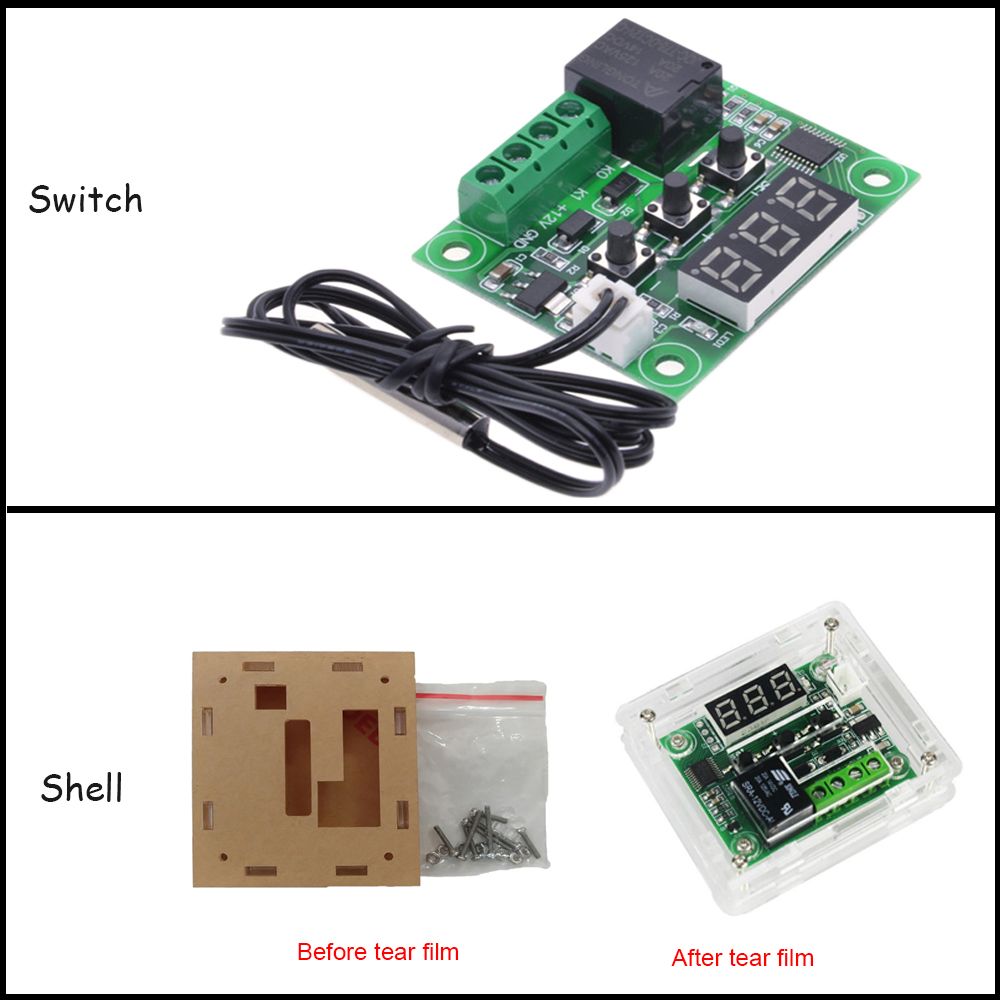 Professional Accurate Temperature Control Switch W1209 DC 12V Sensor Module Thermostat Disjunctor
