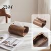 Elegant Facial Tissue Cover for Bedroom Box Holder, Natural Wood Storage Organizer, Decorative Rectangular Practical Napkin Holder Living Room