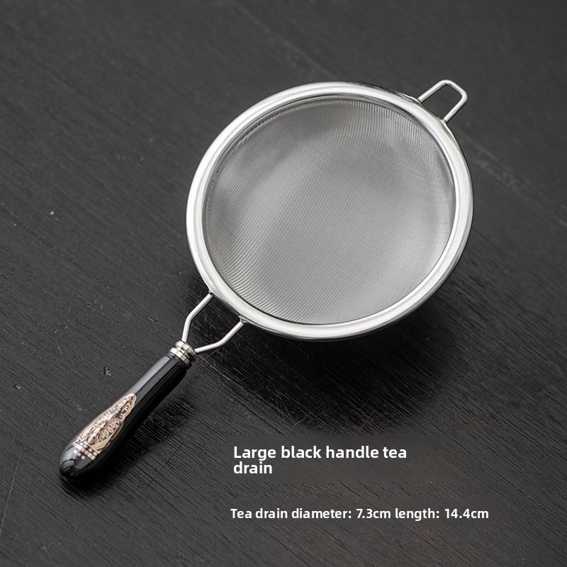 Długi uchwyt wielokrotnego użytku zaparzacz do herbaty ze stali nierdzewnej sitko do herbaty liściastej sitko do przypraw sitko do kawy filtr zabytkowe chińskie naczynia do herbaty