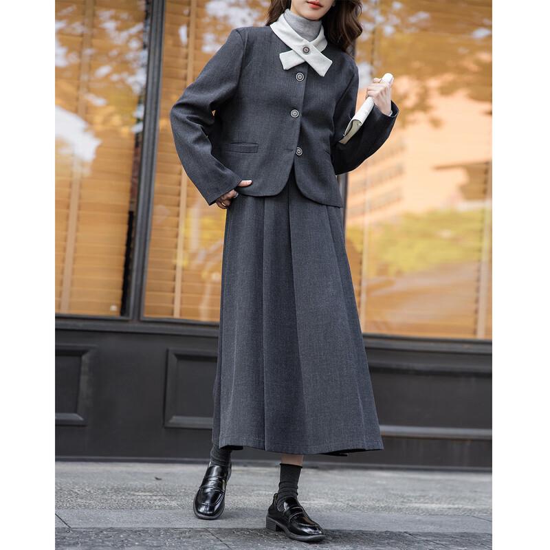 Mocana Women's British Style Jacket and Skirt Set