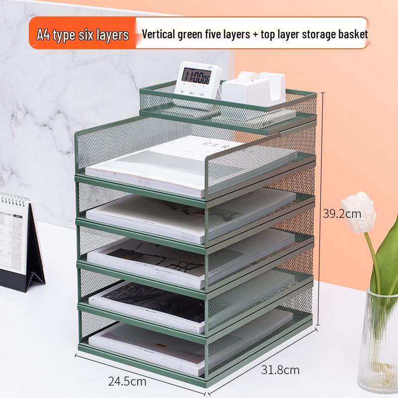 A4 Metal Desktop File Organizer