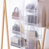 Storage Bags for Closet Organizer Clothing Hanging Type Eco-Friendly Dust-proof Three-dimensional Transparent 6/8 Grids