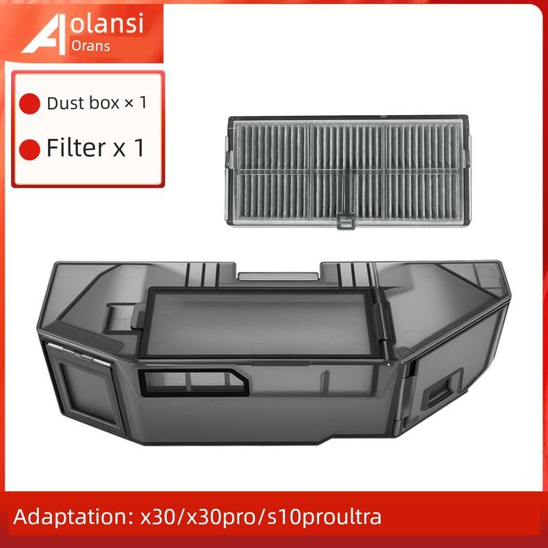 Applicable to X30 Pro Consumables Sweeping Robot Accessories S30 Roll Side Brush Filter Cloth Cleaning Liquid Dust Bag
