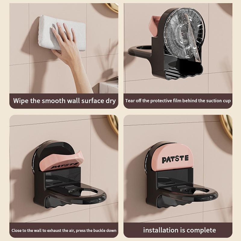 Adjustable Shower Bottle Rack Wall Mounted Suction Cup Shampoo Bottle Plastic Holder Hand Soap Dispenser Hook Free Punching