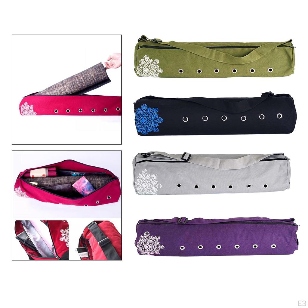 Portable Yoga Mat Tote Bag with Adjustable Shoulder Strap