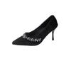 Ladies Shoes 2025 Shallow Women's High Heels New Crystal Office and Career Sexy Plus Size Best Seller High Heels Zapatos
