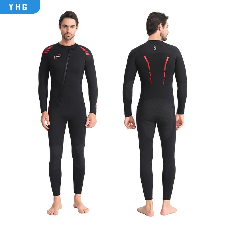 3mm Full Body Neoprene Wetsuit Diving Snorkeling Surfing Paddleboarding Kayaking Winter Water Sports Unisex