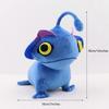 The Sea Monster Plush Toy Blue Lantern Fish Cartoon Doll Blue Sea Monster Stuffed Animal Home Dector