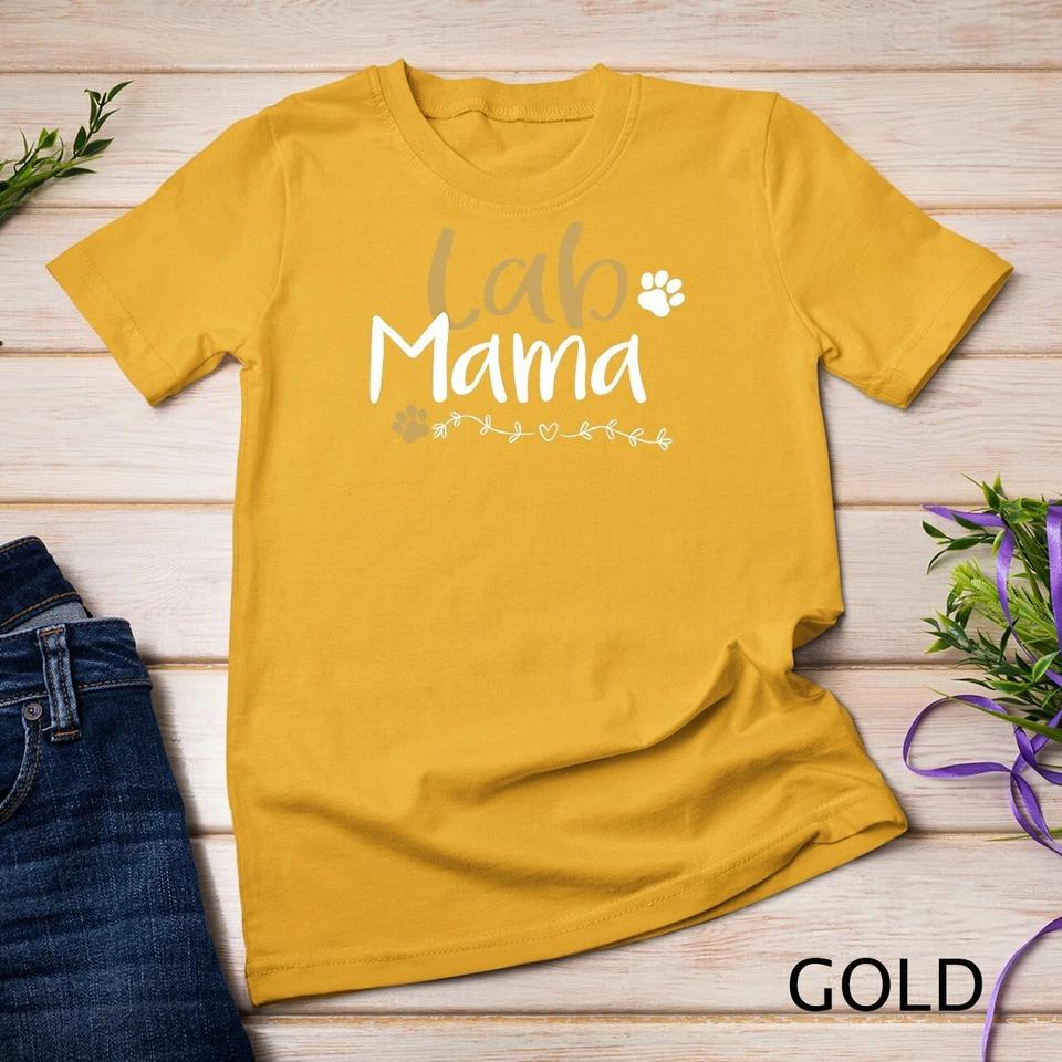 Lab Mom Lab Mama Labrador Retriever Shirt Cute Pet Lover Dog Unisex T-shirt 2 2XL