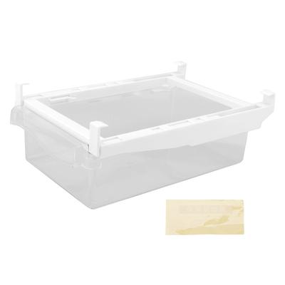 Kühlschrank Organizer Behälter Verlängerter Griff Federhebel BPA-frei 1 Fach Hängende Kühlschrank Schublade