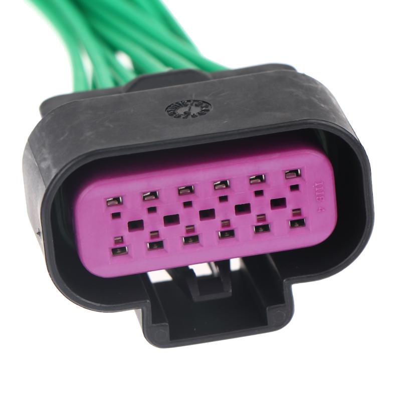 12 Pin Automotive Waterproof Connector Front Lamp Wire Harness Plug Durable Headlight Wiring For Car Retrofit