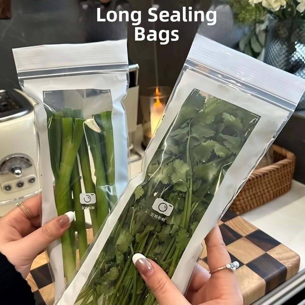 Transparent Fresh-keeping Bag Thickened Leak-Proof Food Preservation Bag Humidity Resistant Sealed Food Containers Kitchen