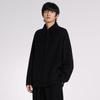 GXG Men's Loose Fit Wool Blend Shirt Collar Coat