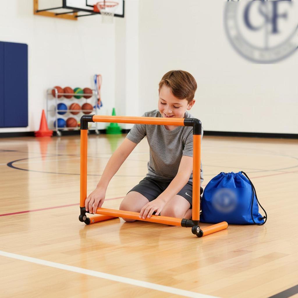 Adjustable Agility Hurdles Long-Lasting Soccer Hurdle Lightweight
