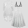 3D  Printed  Set Dress Coat ,  Diverse Colors and Shapes  Fashion Print,suitable for Various Scene Fashion Styles