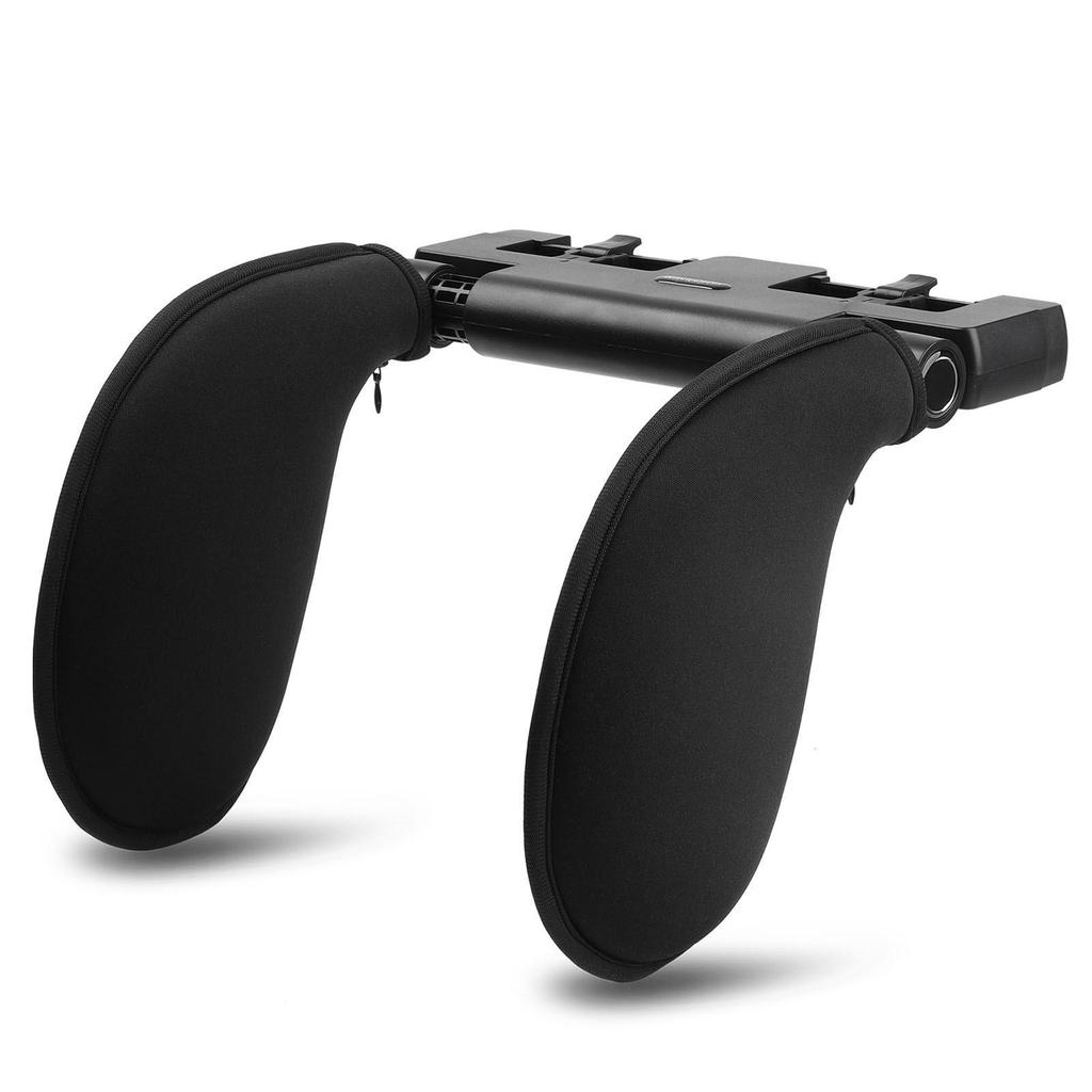 Adjustable Children's U-Shaped Memory Foam Car Headrest Pillow for Side Sleeping & Neck Support