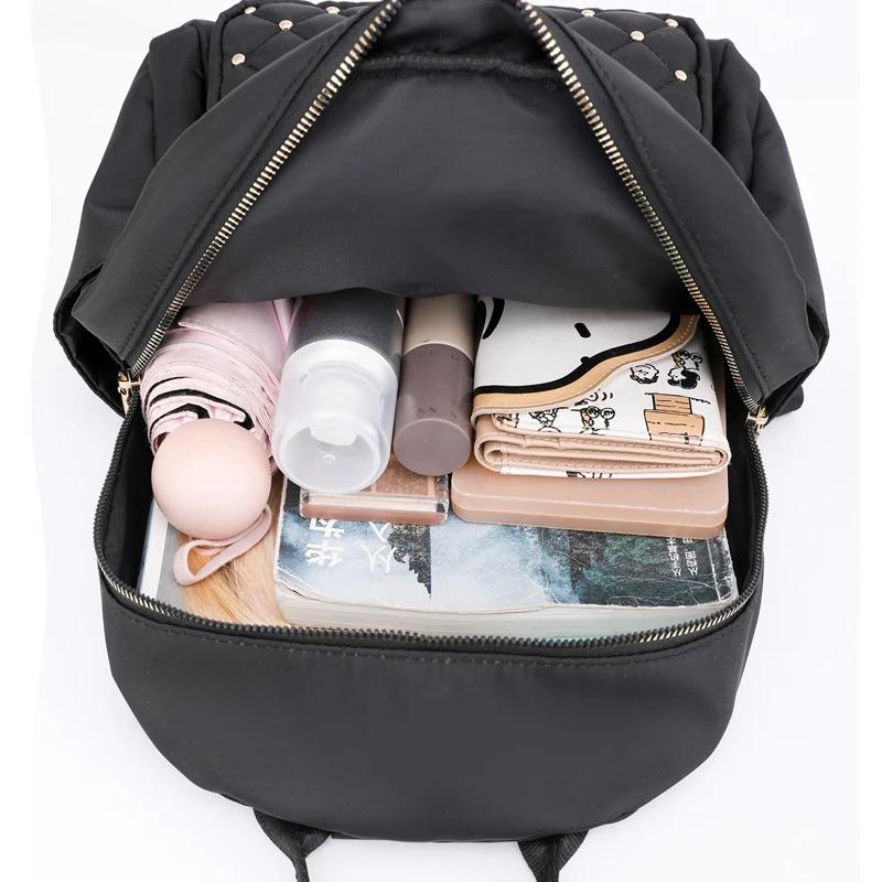 Mode Bagpack Frauen Hohe Qualität Nylon Rucksäcke Weibliche Große Reise Rucksack Große Schule Taschen für Teenager Mädchen Schulter Tasche