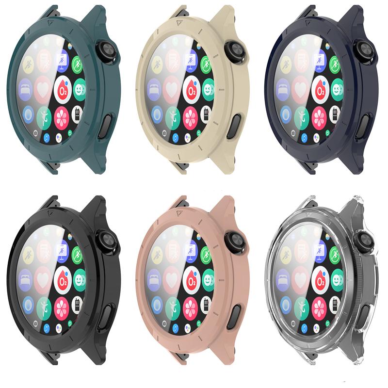 Tempered Glass+PC Case For Xiaomi Watch S4 Full Screen Protector Bumper Cover For Xiaomi Watch S4 eSIM Smart Accessorie
