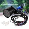 Universal Motorcycle Digital Odometer Speedometer Tachometer Gauge with LED Indicator Black