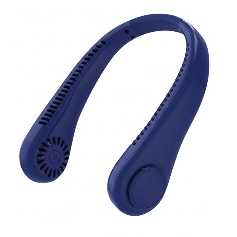 Rechargeable Silent Mini Neck Fan - Long Battery Life, Portable Summer Gift 500mAh