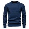 Men’s Euro Fit Solid Crew Neck Pullover Sweater