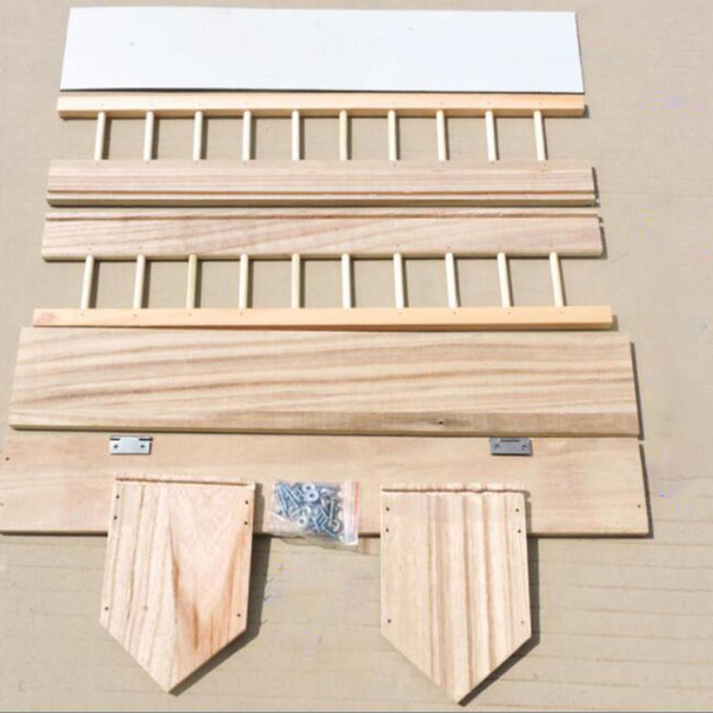 Wooden Pigeon Feeder Chicken Supplies Poultry Trough Dish Bird Feeding Bowl for Chicks