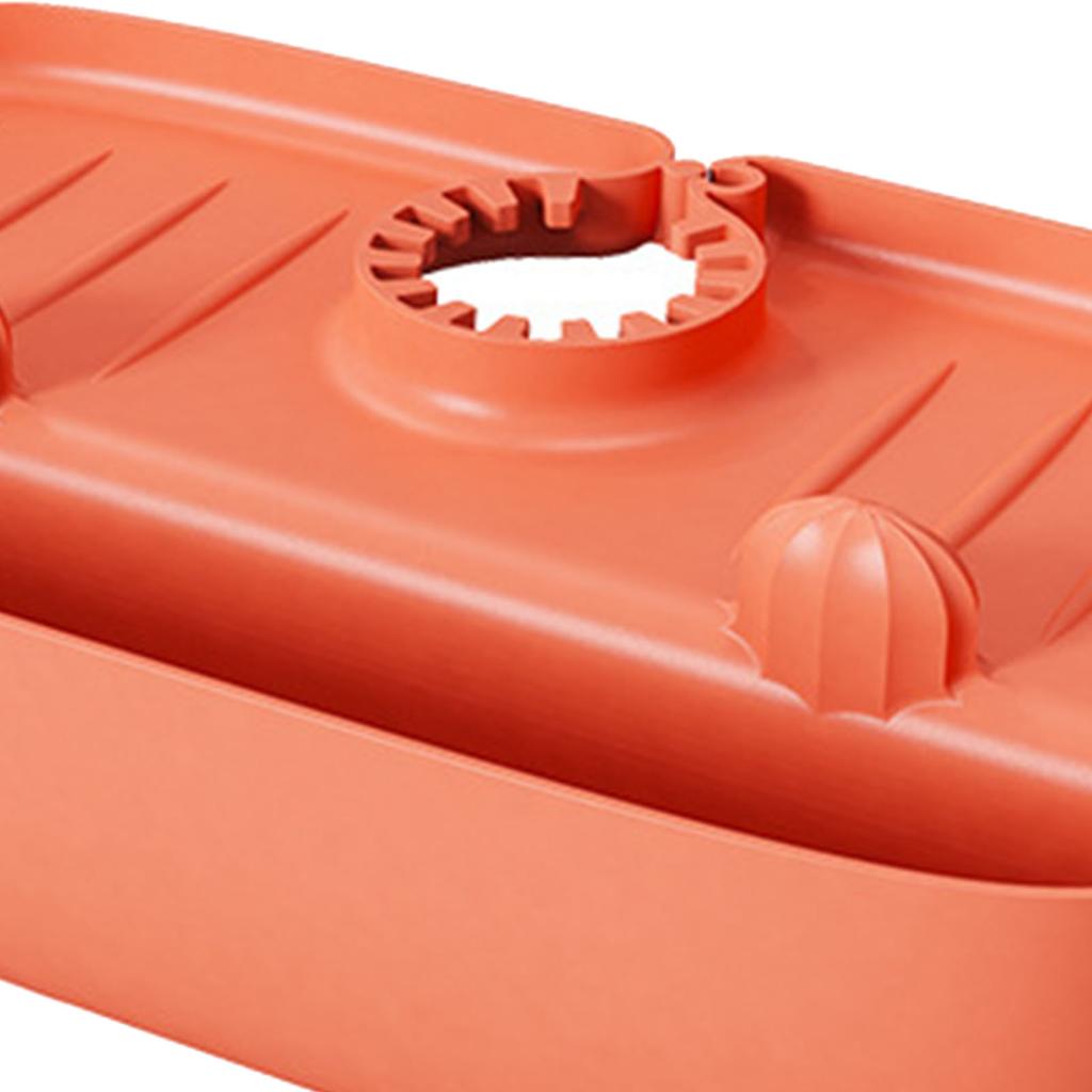 Sink Faucet Mat Anti Splashing Slip Resistant Multifunctional Dish Sponge Holder for Kitchen Counter