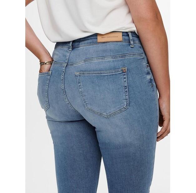 Джинсы ONLY Carmakoma 15198408 синий Skinny Fit