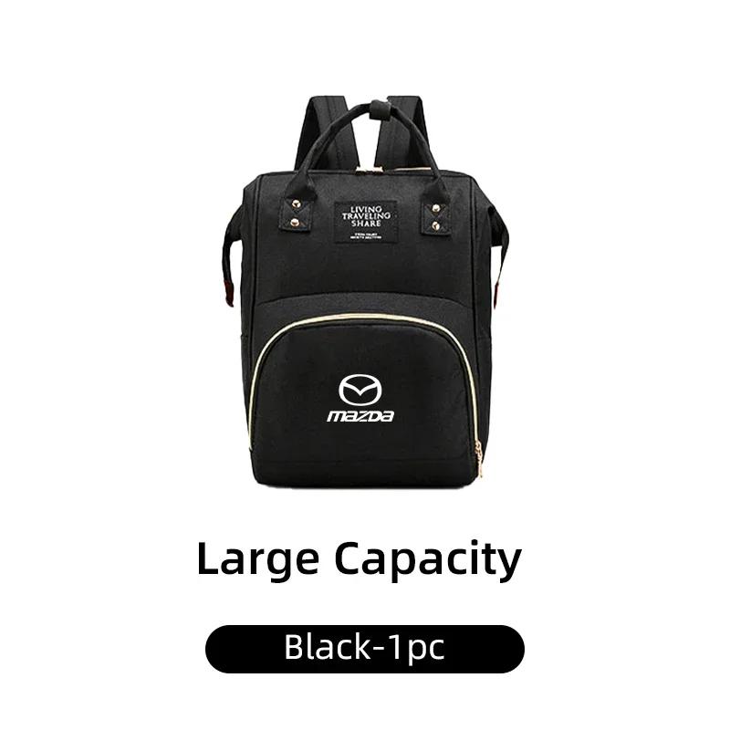 2025 Hot Schoolbag Men Women Business Travel Bag Casual Shoulder Backpack For Mazda 3 6 2 Axela CX5 CX3 CX30 CX9 Atenza Demio RX