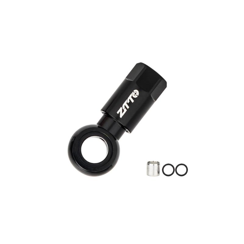 

New Bike Oil Pipe Insert Banjo Fitting Bike Hydraulic Brake Hose Banjo Fitting Olive Connector For SLX/XT/XTR Brakes чёрный