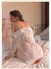 Yi Yue Women's Sexy Diamond Chain Camisole Pajamas - Erotic See-Through Chiffon Nightdress Style 8476