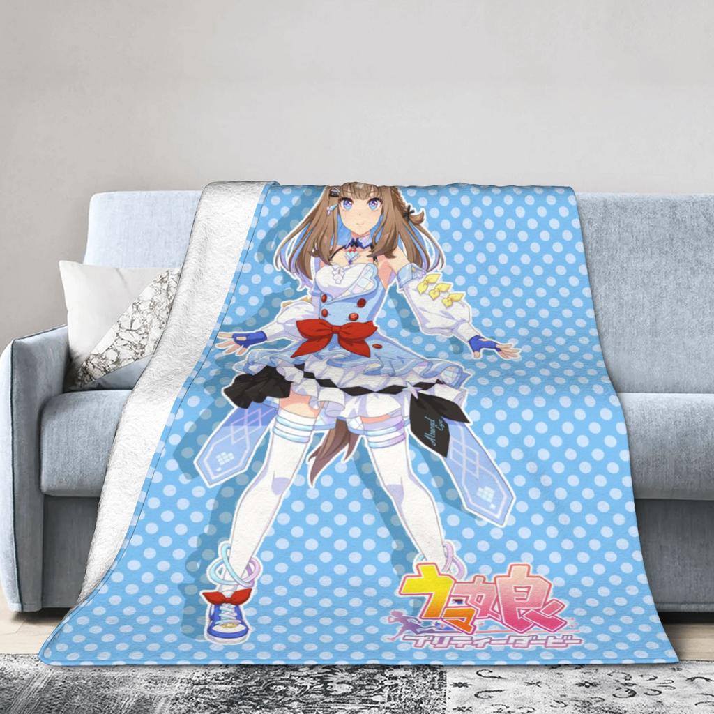 Nakayama Festa UmaMusume Pretty Derby Blankets Quality Soft Warm Throw Blanket Winter Girls Boys Home Decor Print Bedspread